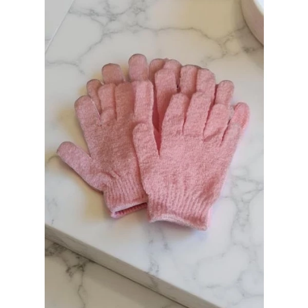 Luva Esfoliante Rosa (1 peça)
