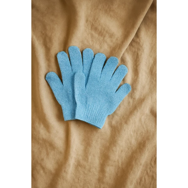 Luva Esfoliante Azul (1 peça)
