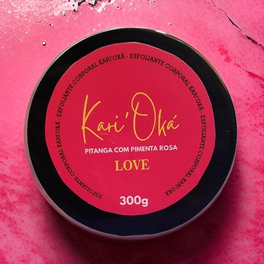 Esfoliante Corporal Love - Pitanga com Pimenta Rosa - 300g (Edição Limitada)
