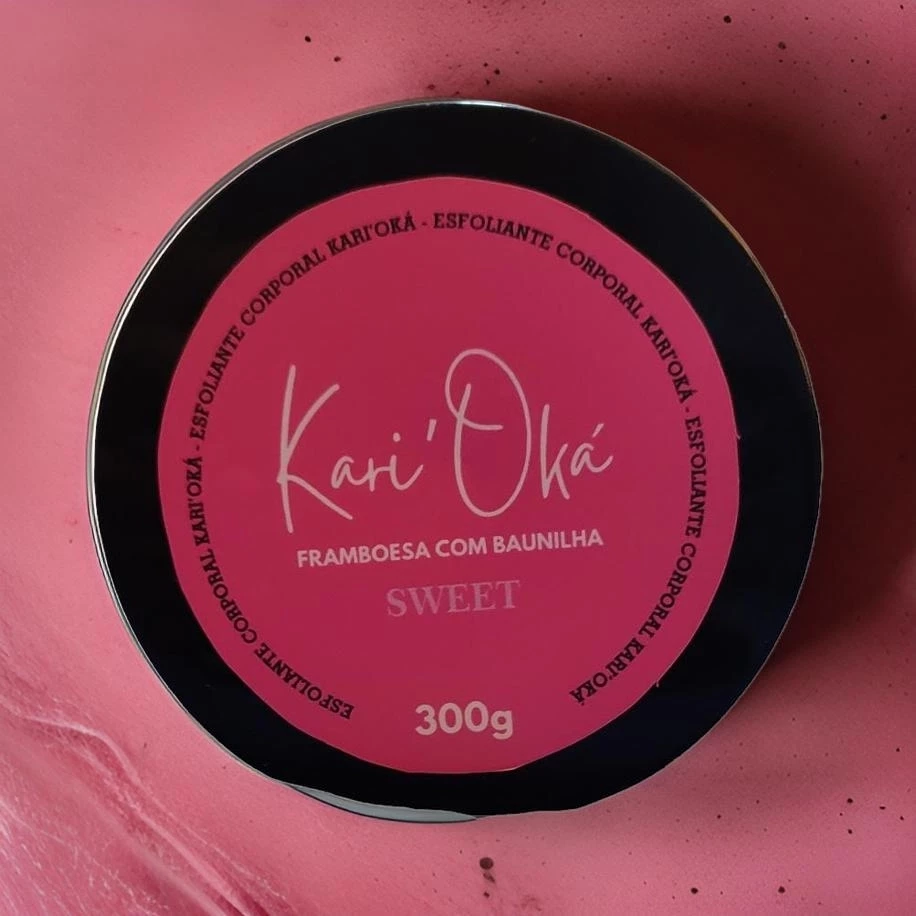 Esfoliante Corporal Sweet - Framboesa com Baunilha - 300g (Edição Limitada)