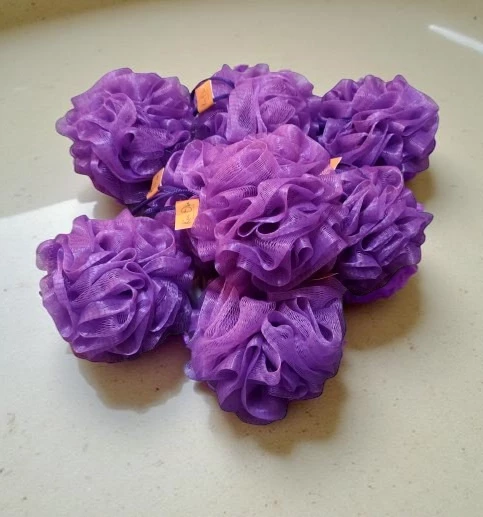 Esponja de Banho - Roxo