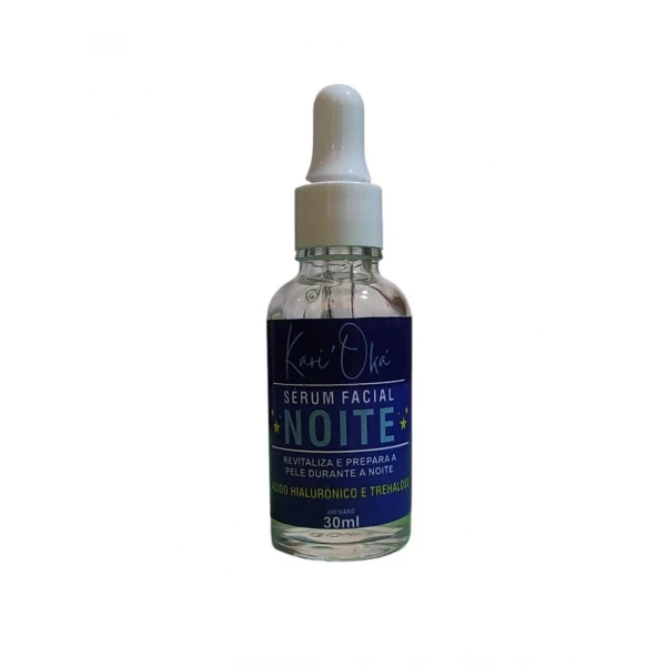 Sérum Facial Noite - Ácido Hialurônico e Trehalose - 30ml