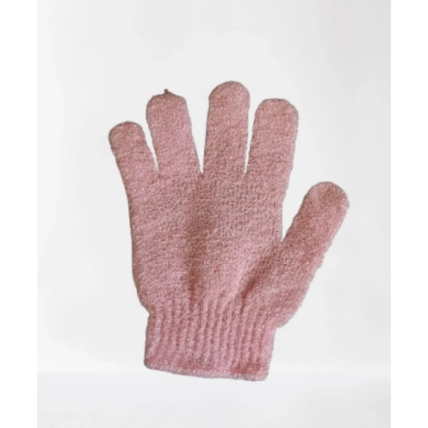 Luva Esfoliante Rosa (1 peça)