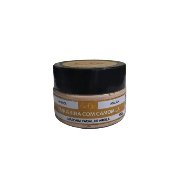 Máscara Facial Argila - Tangerina com Camomila - 100g