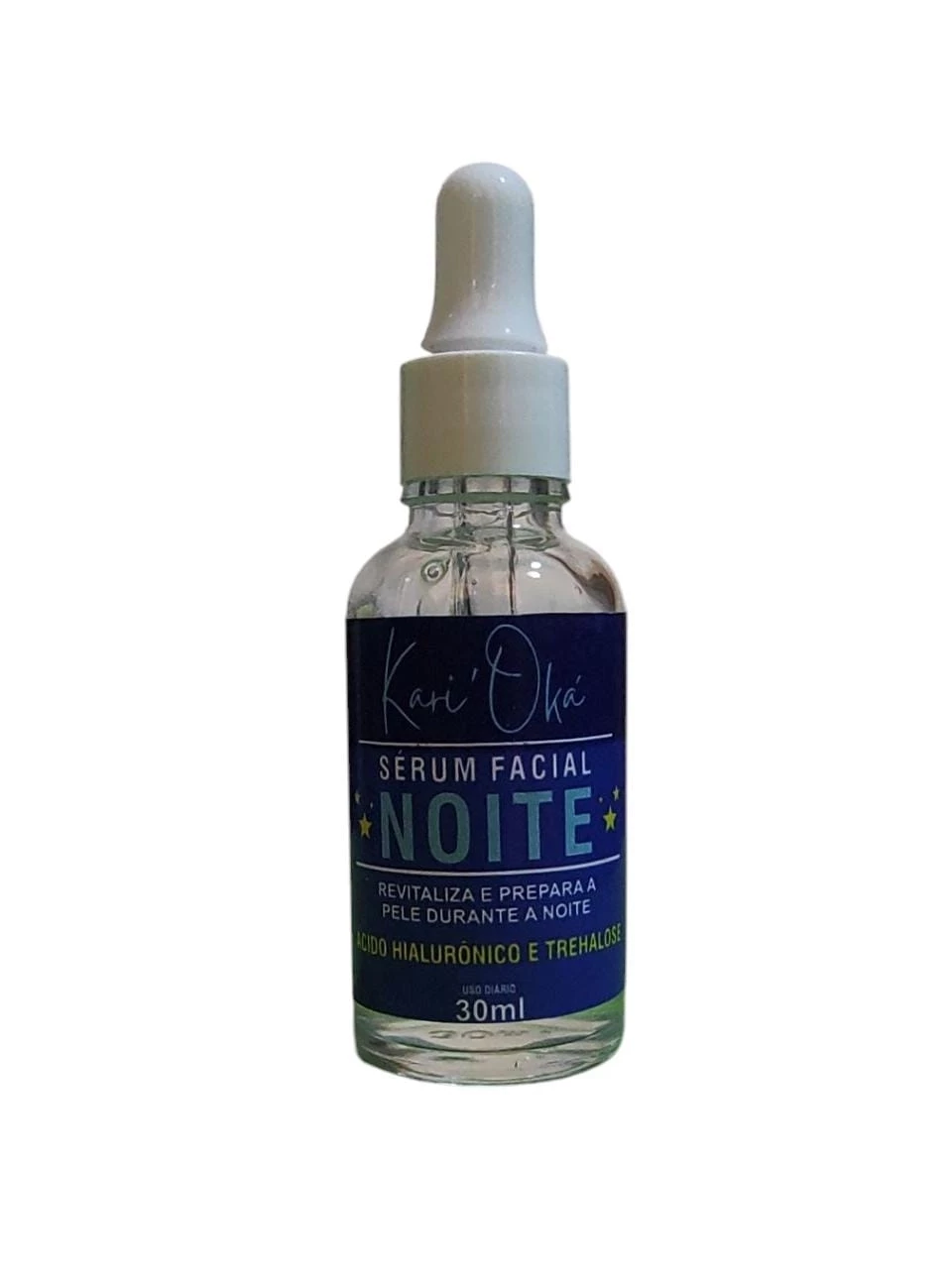 Sérum Facial Noite - Ácido Hialurônico e Trehalose - 30ml